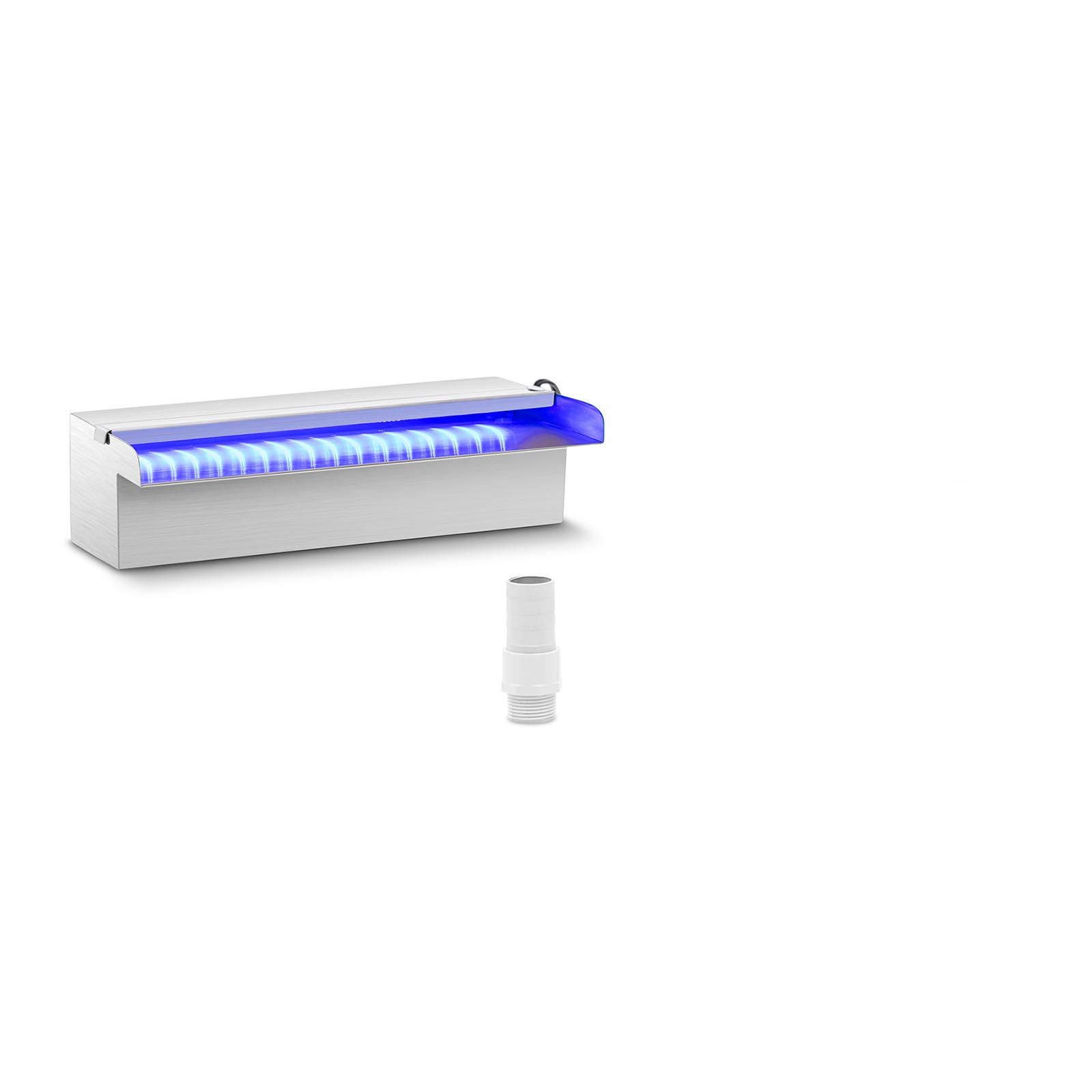 Duș de supratensiune - 30 cm - Iluminare cu LED-uri - Albastru / Albastru